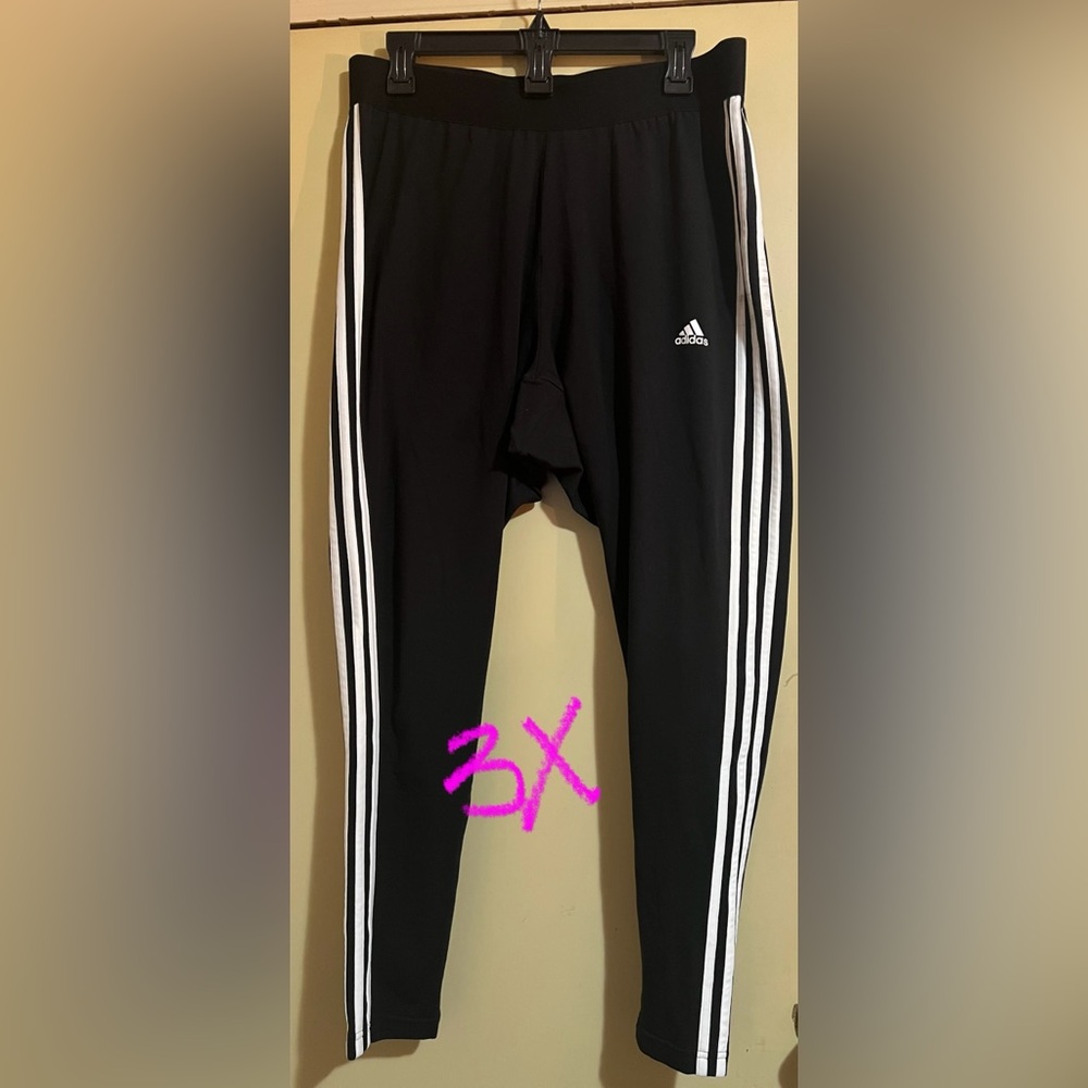 Women’s Plus adidas Black Leggings 3x